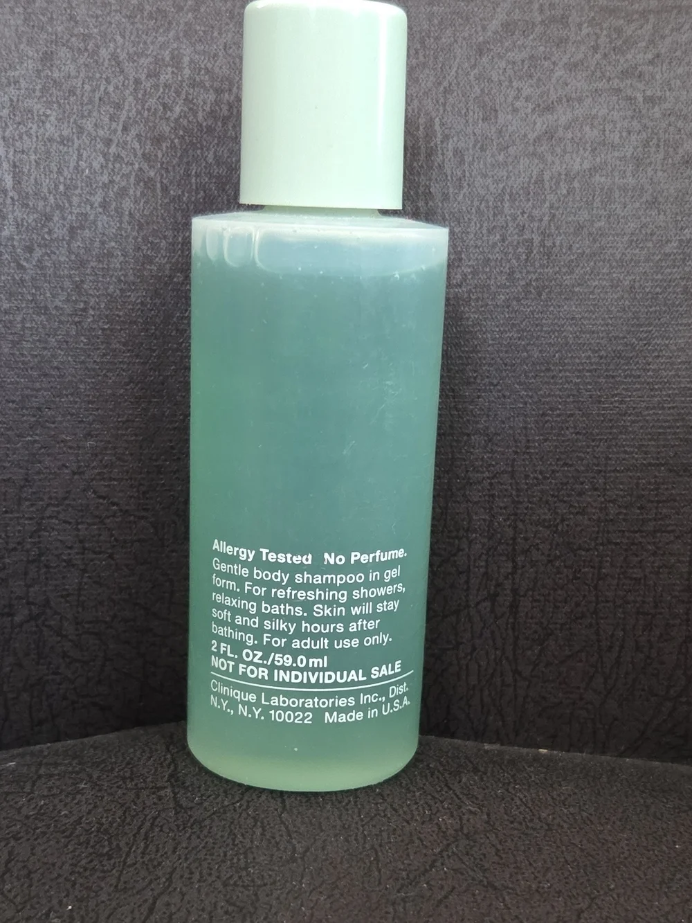 Clinique Water Therapy Gel Body Wash Unscented Allergy Tested 2 fl oz O